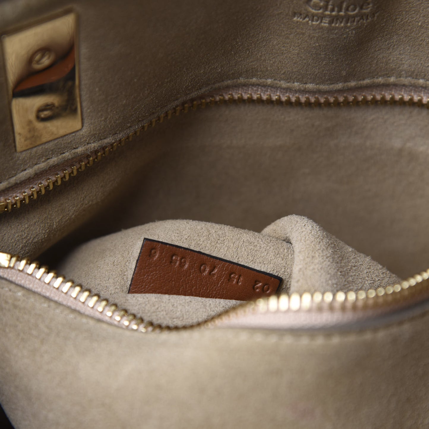 Smooth Calfskin Medium Baylee Chain Tote Tobacco