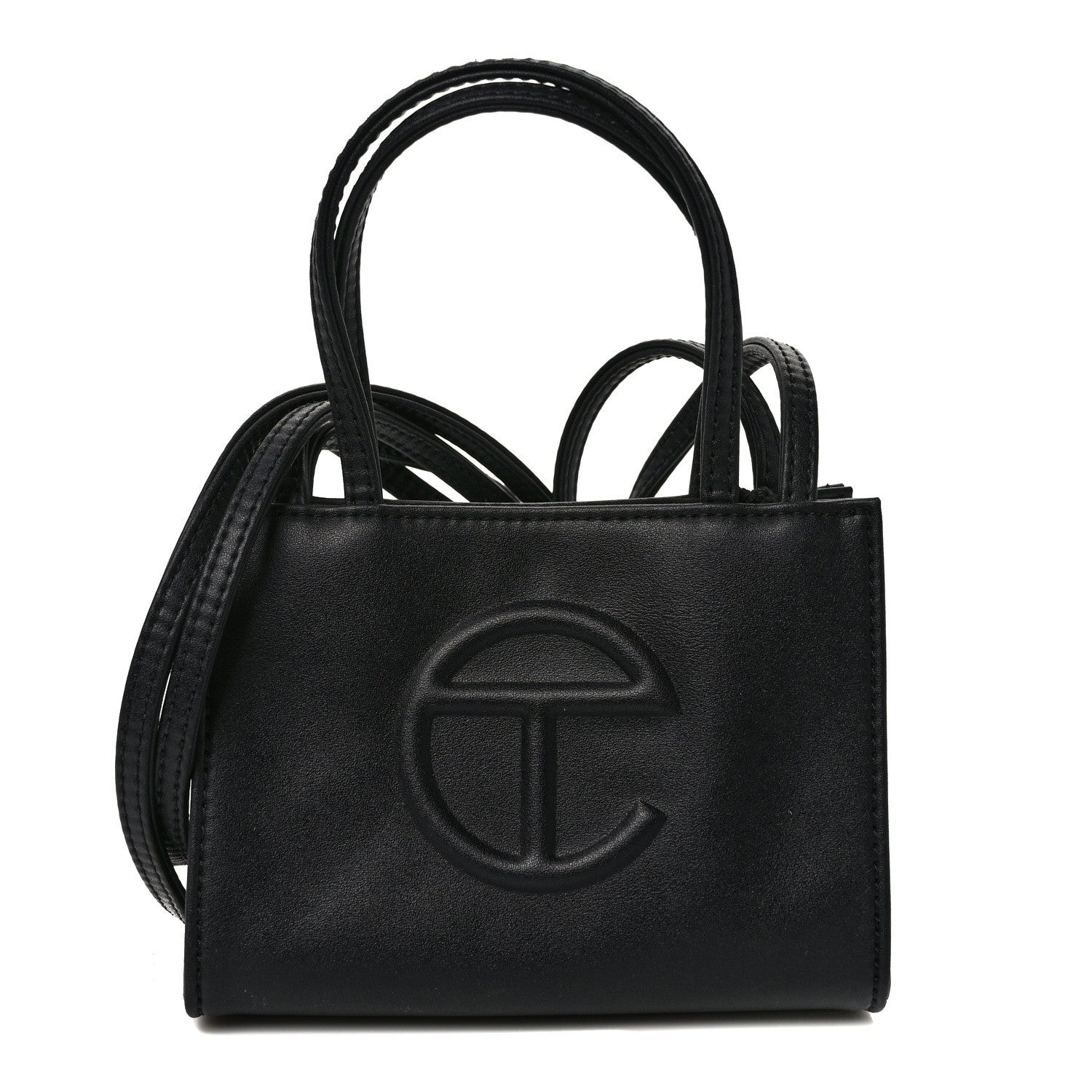 Telfar Vegan Leather Small Shopping Bag Black 1 of 9