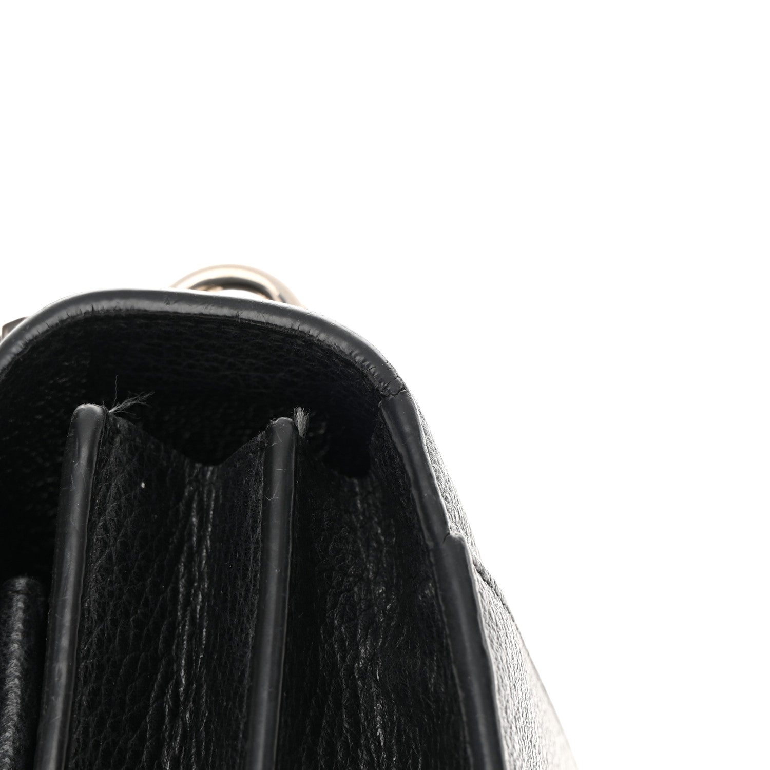 Saint Laurent Grained Calfskin Medium Monogram Sunset Satchel Black 19 of 21
