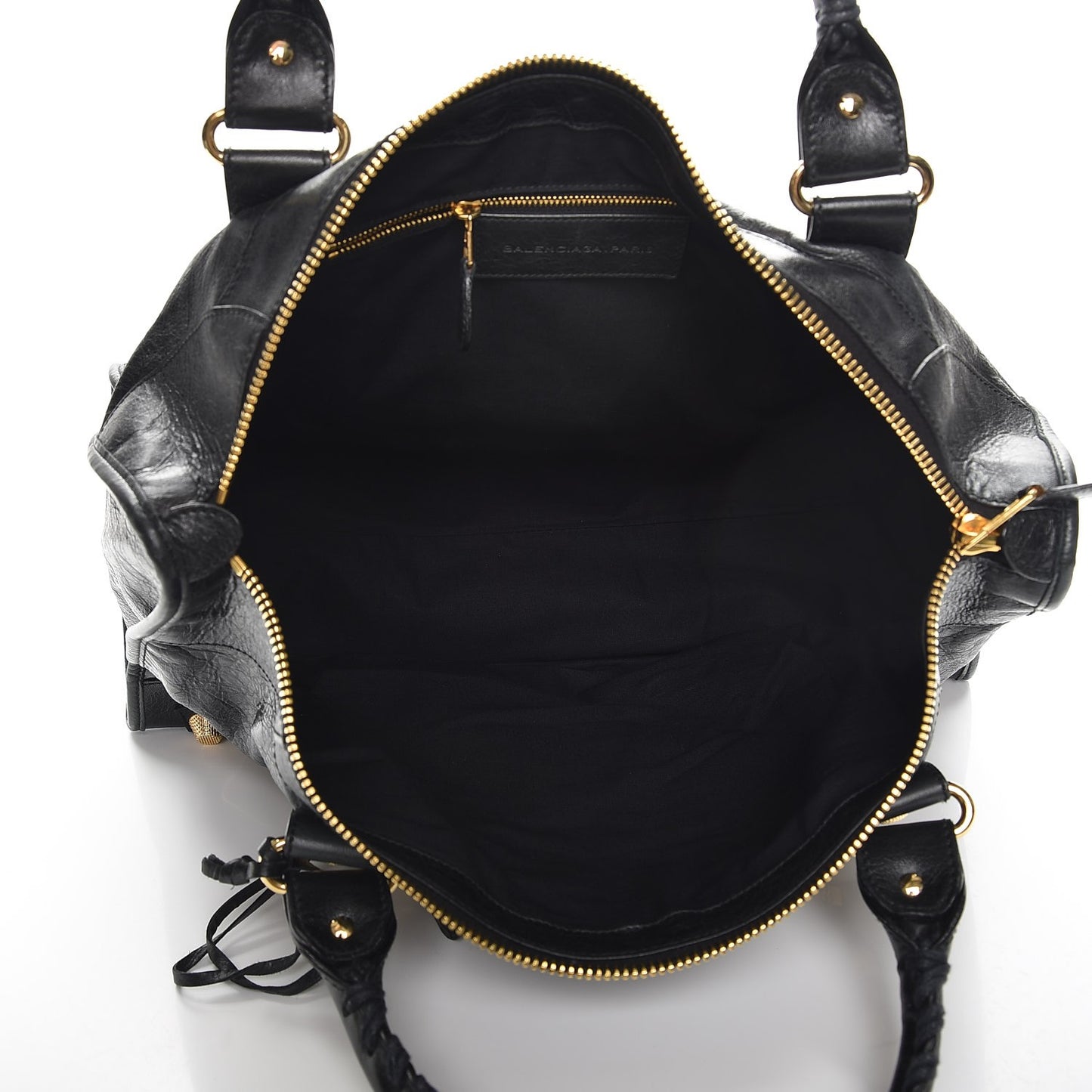 Agneau Giant 21 Gold Hardware Work Black
