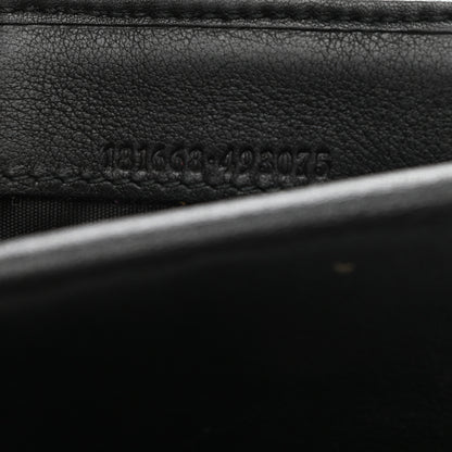 Gucci Guccissima Ladies Web Long Wallet Black 7 of 15