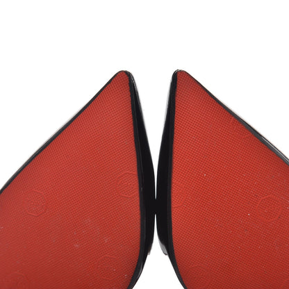 Christian Louboutin Patent Degrade Pigalle Follies 100 Pumps 38 Black Red 9 of 11