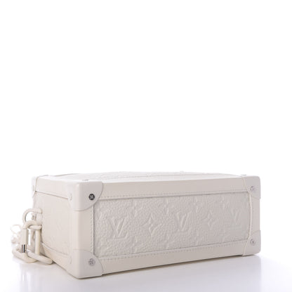 Louis Vuitton Taurillon Monogram Solar Ray Soft Trunk Powder White 4 of 10