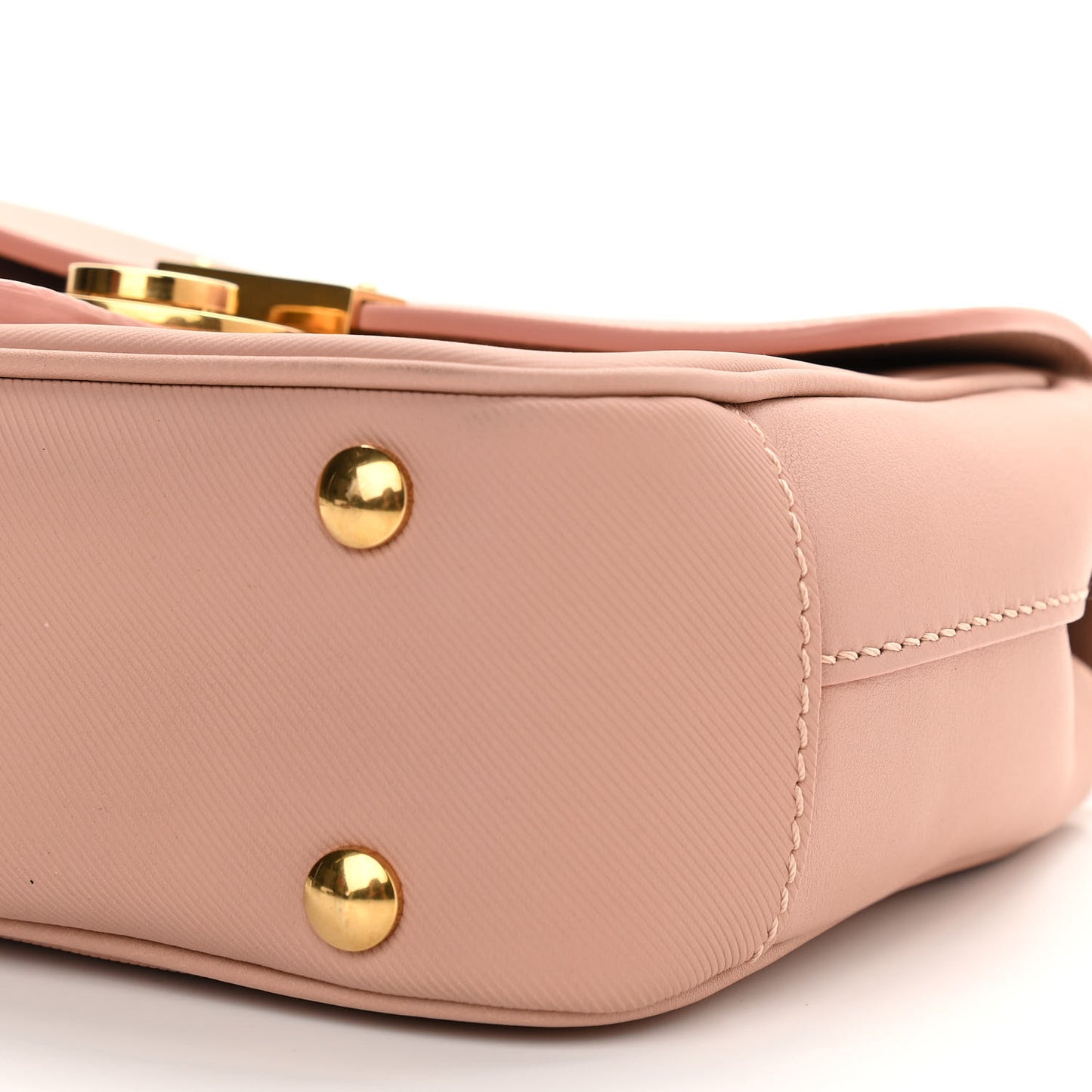 Trench Calfskin Small DK88 Top Handle Bag Ash Rose