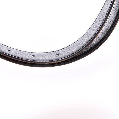 Hermes Togo Courchevel 32mm H Belt 80 Black Gold 8 of 11