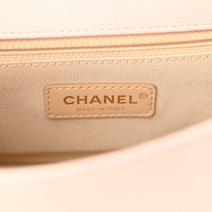 Chanel Grained Calfskin Quilted Small Label Click Flap Bag Pink 6 of 12