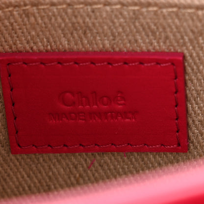 Chloe Calfskin Mini Woody Ribbon Tote Fizzy Pink 6 of 16