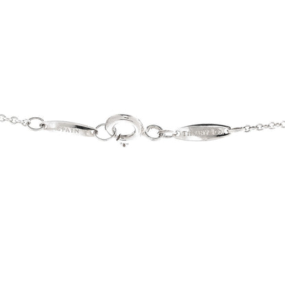 Tiffany Sterling Silver 12mm Elsa Peretti Bean Pendant Necklace 5 of 6