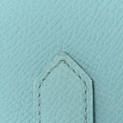 Hermes Epsom Bearn Compact Wallet Bleu Atoll 10 of 10