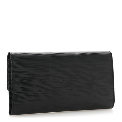 Louis Vuitton Epi Sarah Wallet Black 3 of 9