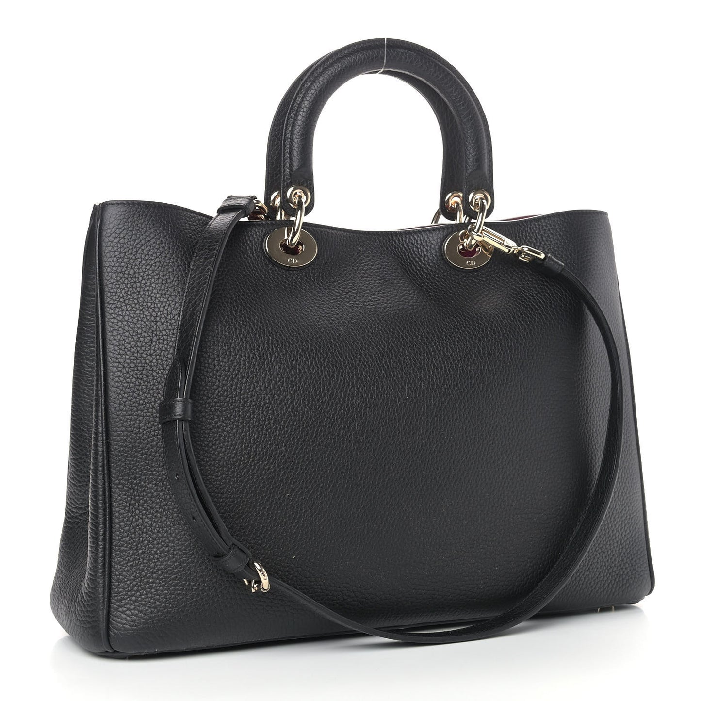 Bullcalf Large Diorissimo Tote Black Rose Indien