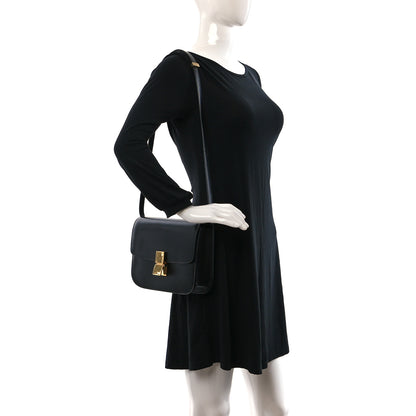 Celine Box Calfskin Medium Classic Box Flap Black 2 of 13