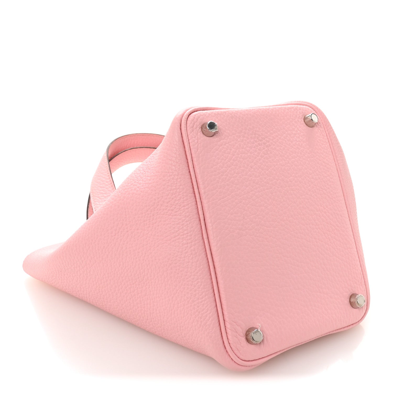 Hermes Taurillon Clemence Picotin Lock 18 PM Rose Sakura 4 of 11