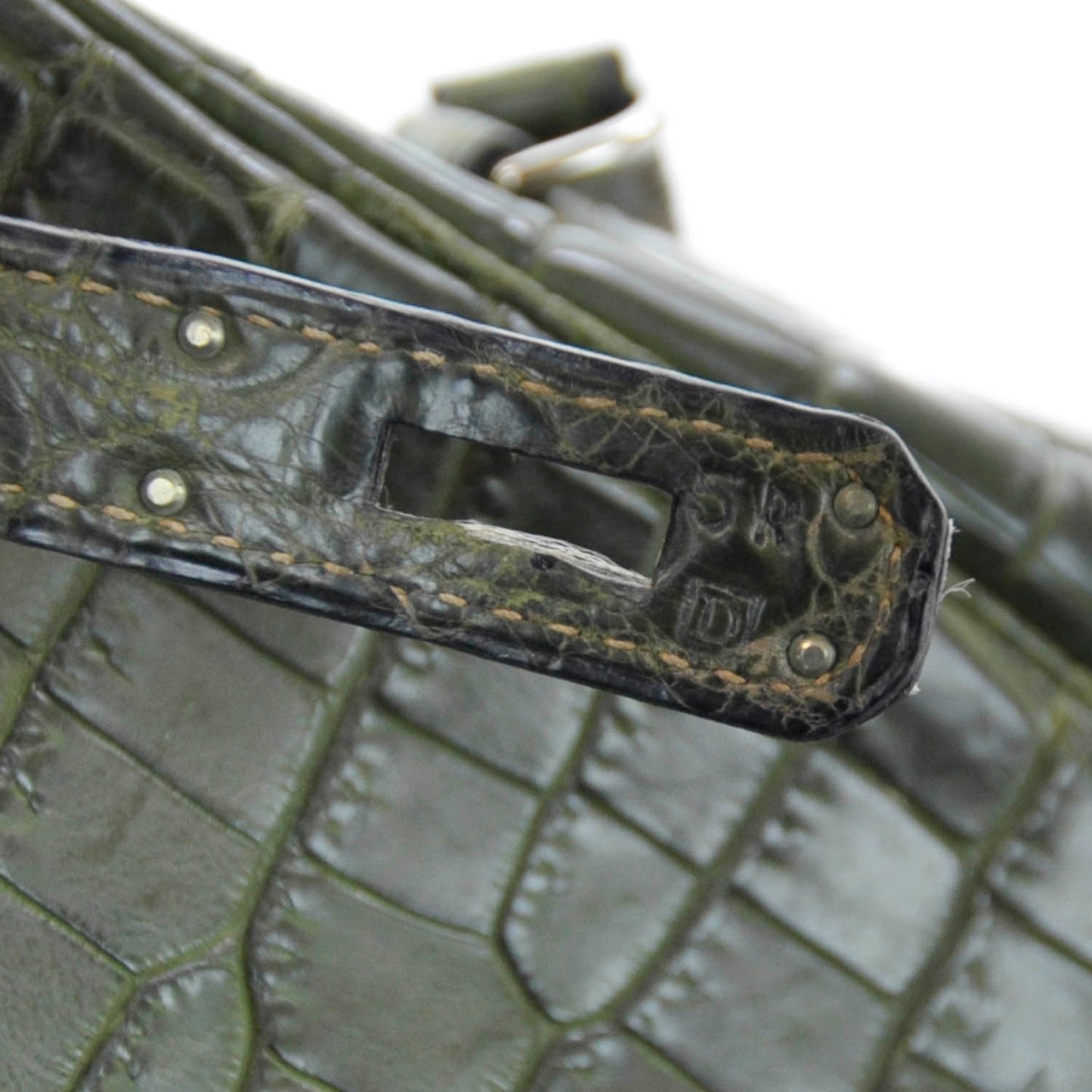 Matte Alligator SO KELLY 22 Green