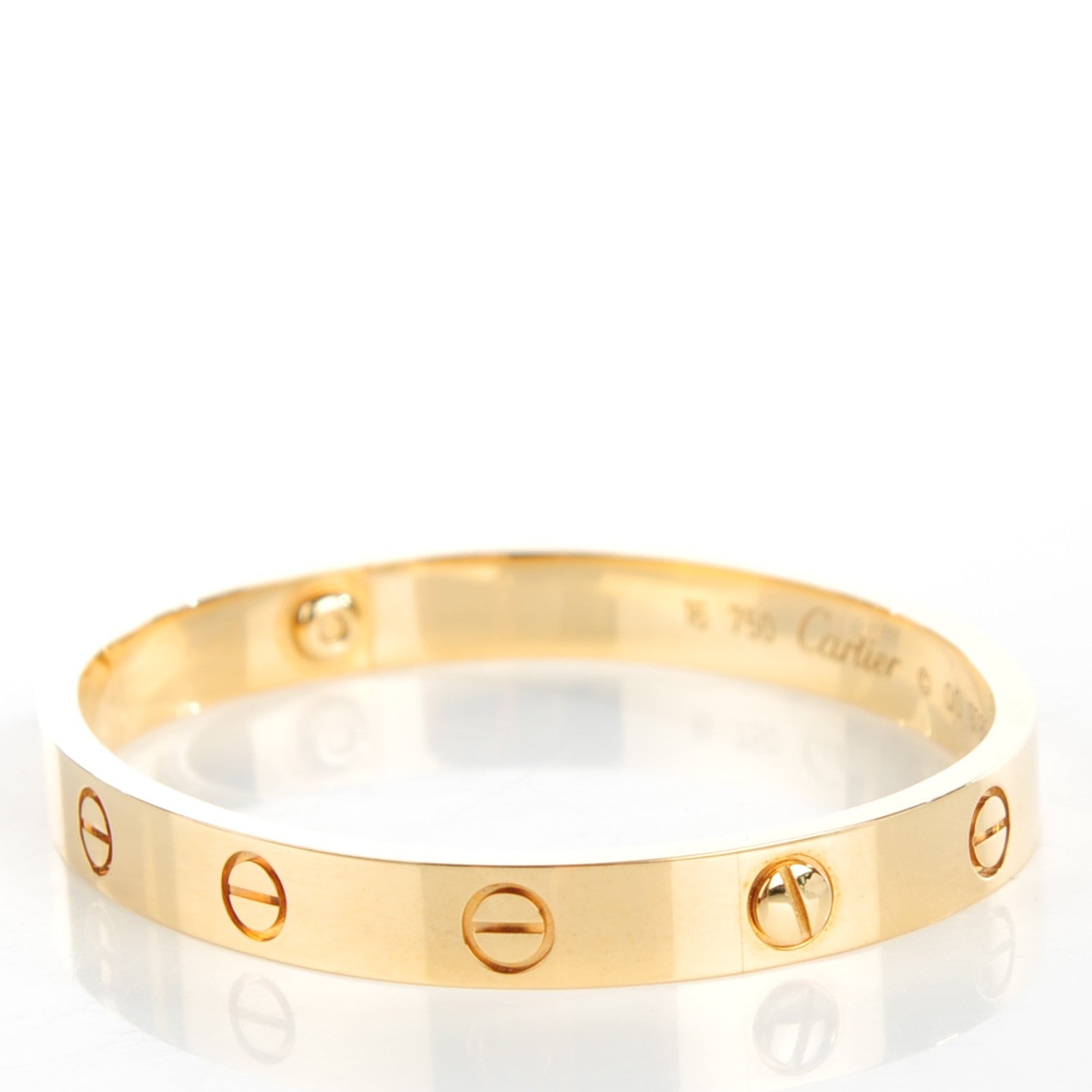 Cartier 18K Yellow Gold LOVE Bracelet 16 3 of 5