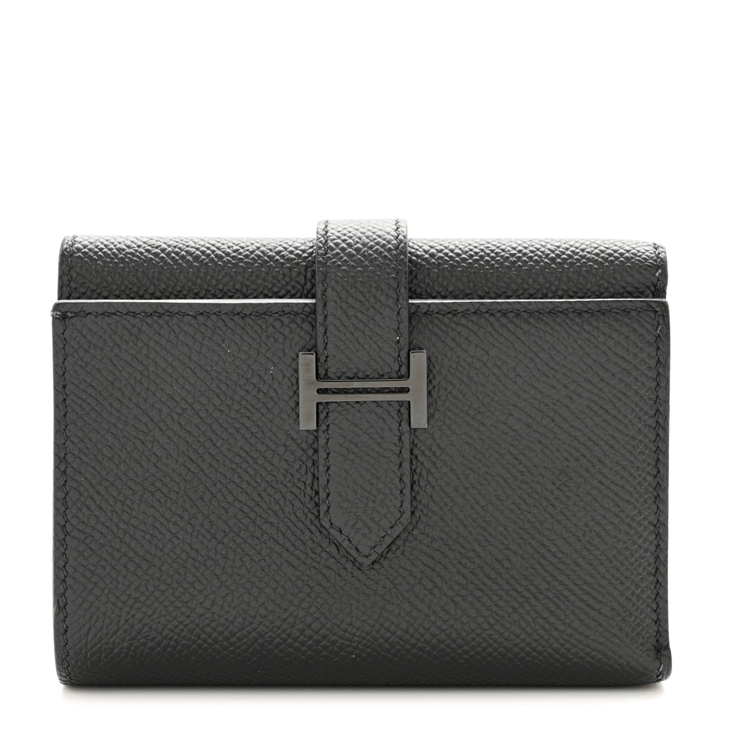 Epsom Tri-Fold Compact Monochrome Bearn Wallet Black