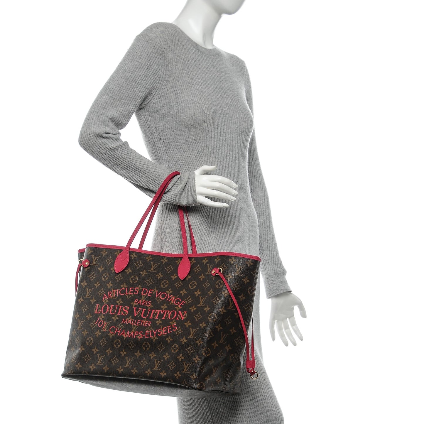 Monogram Articles de Voyage Ikat Neverfull GM Rose Indien