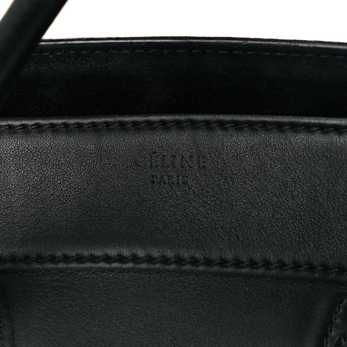 Supple Calfskin Medium Phantom Luggage Black