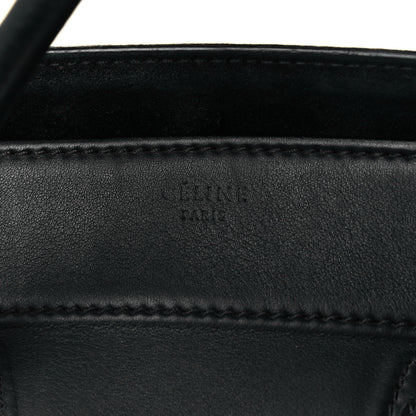 Celine Supple Calfskin Medium Phantom Luggage Black 8 of 12