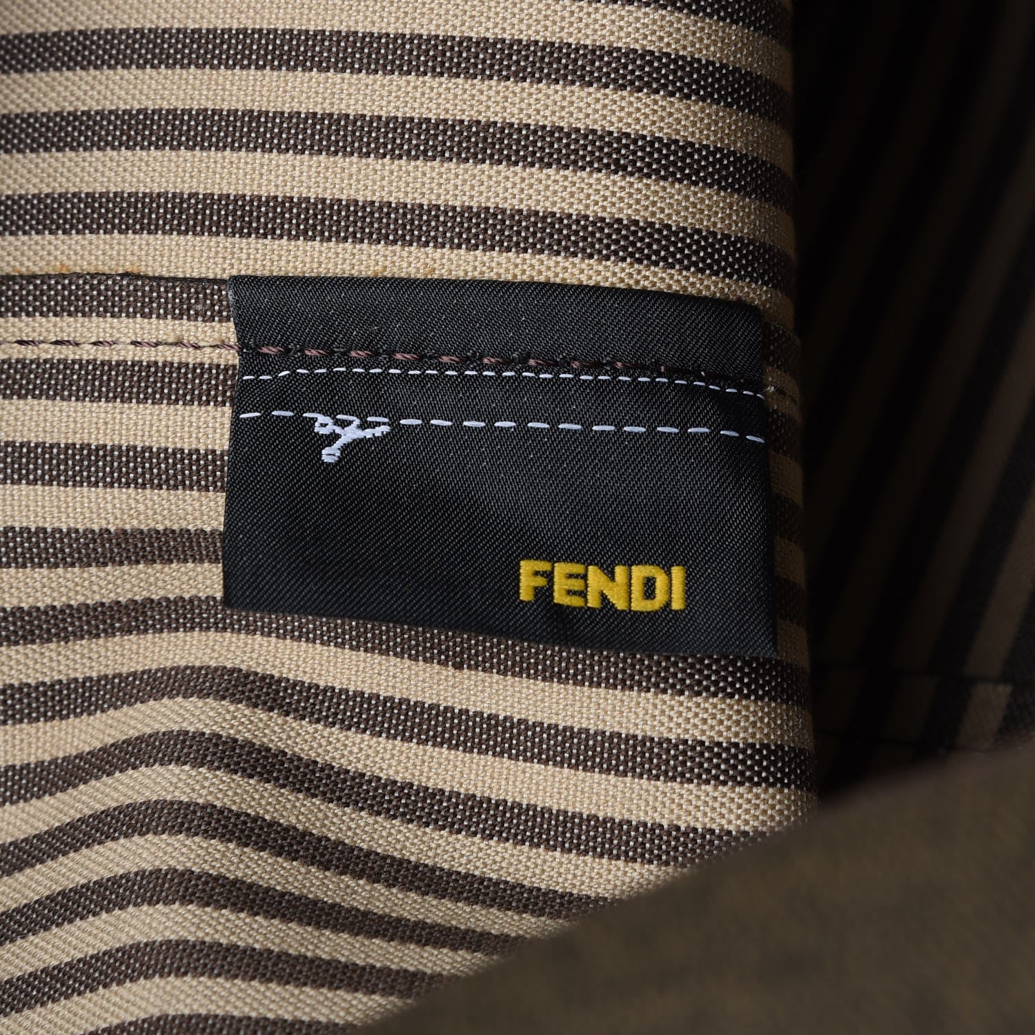 Fendi Zucca Spalmati Medium Roll Tote Tobacco Moro 6 of 10