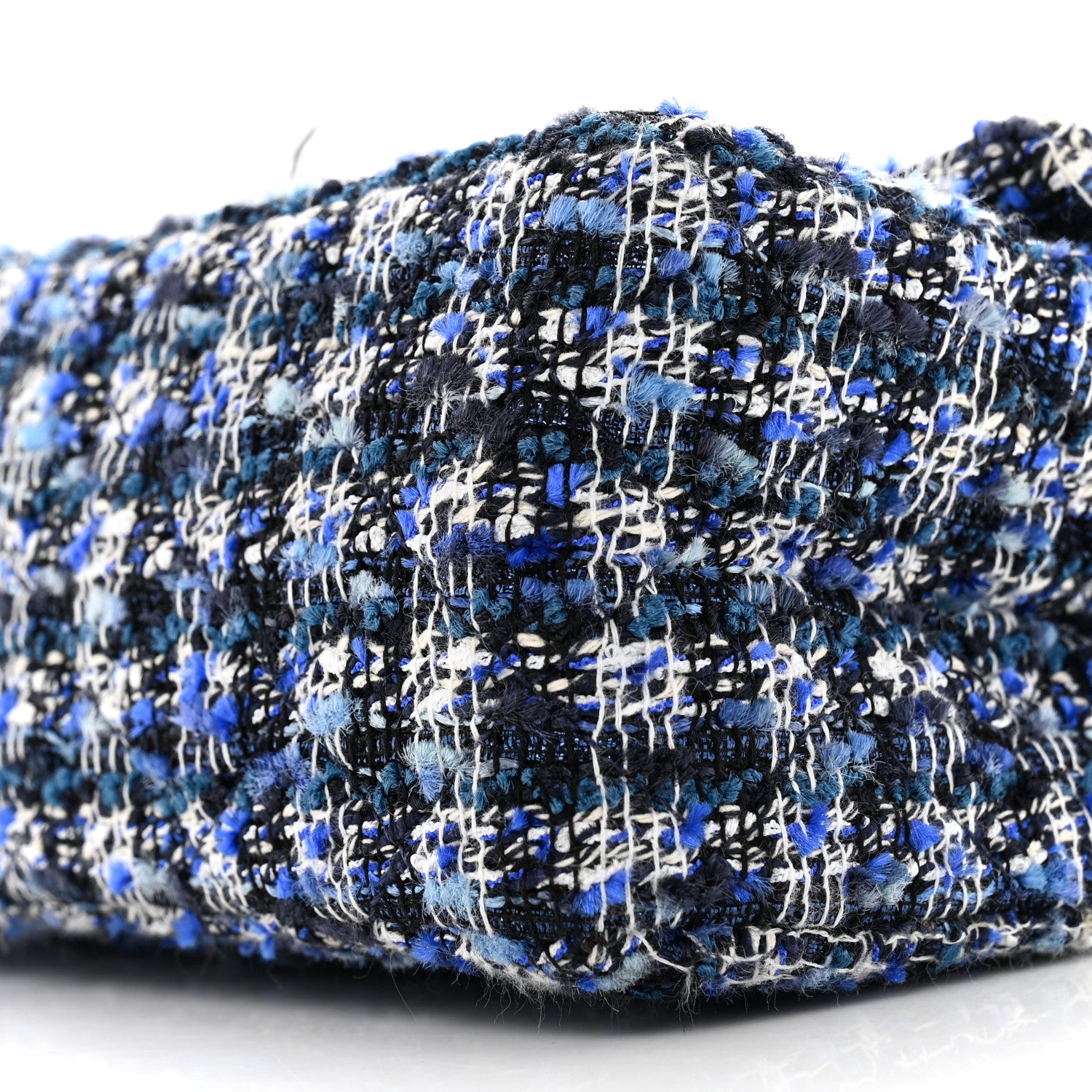 Chanel Tweed Quilted 2.55 Reissue Mini Flap Blue 10 of 11