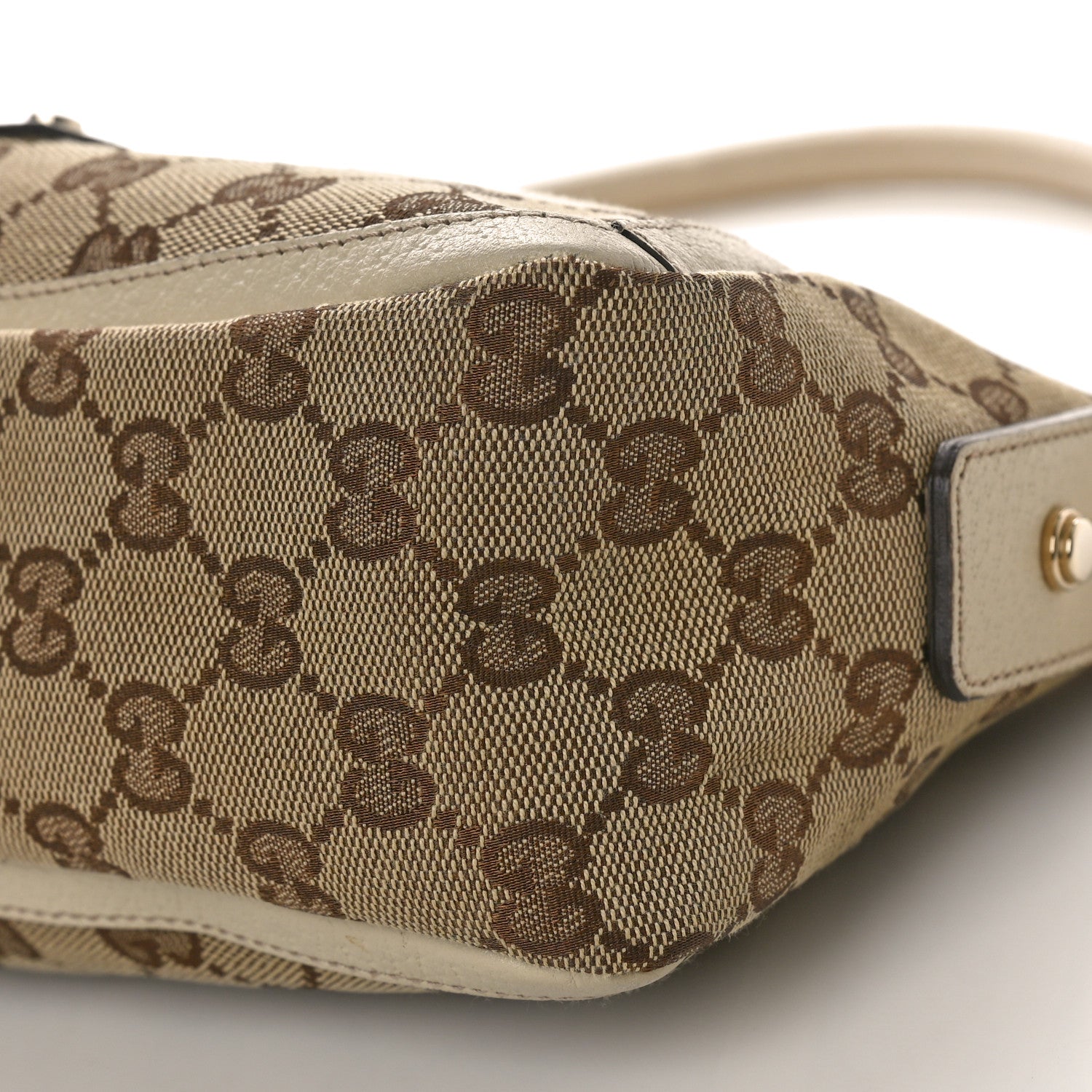 Gucci Monogram D Ring Abbey Pochette Off White 10 of 12