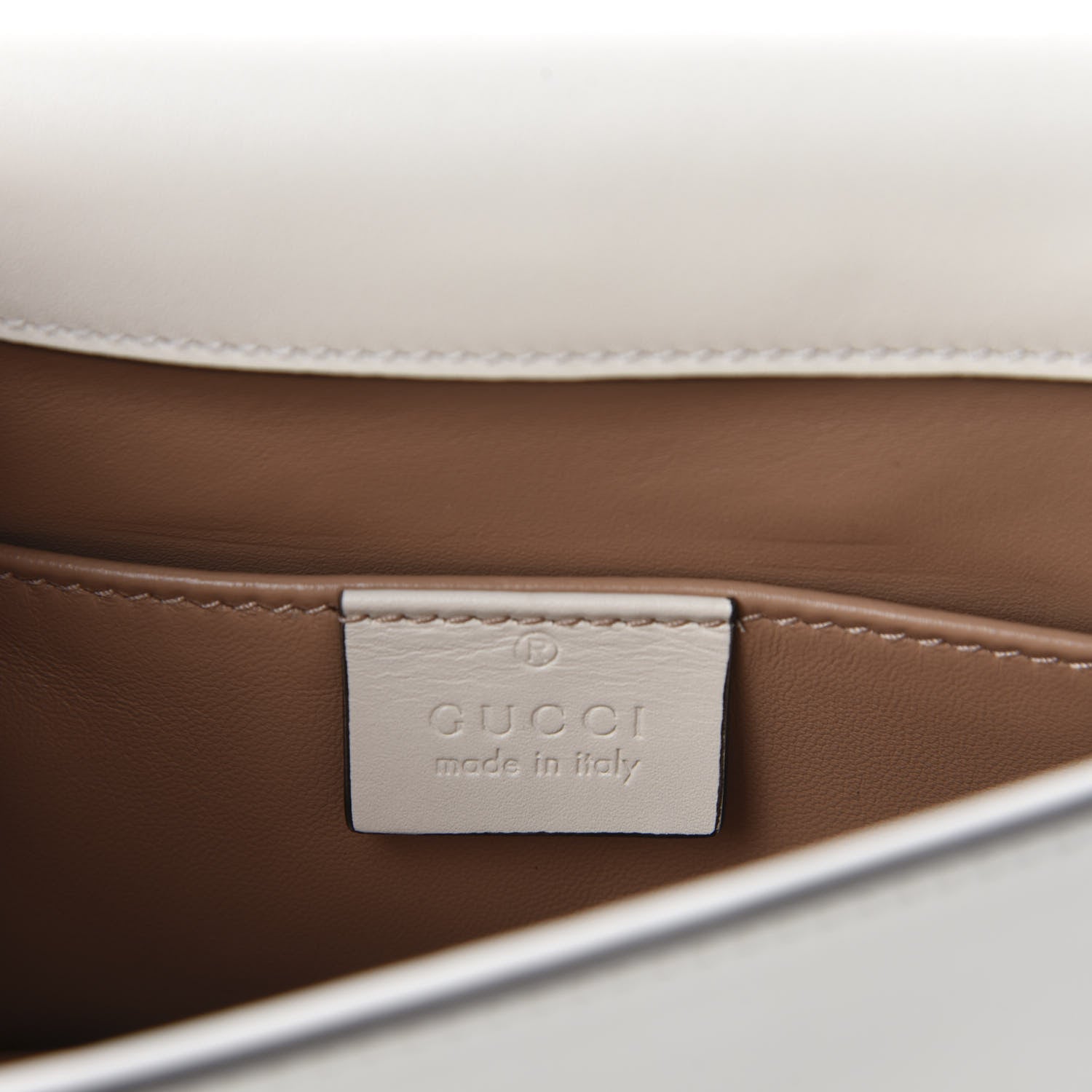 Gucci Nappa Pearl Studded Mini Queen Margaret Broadway Shoulder Bag Mystic White 8 of 11