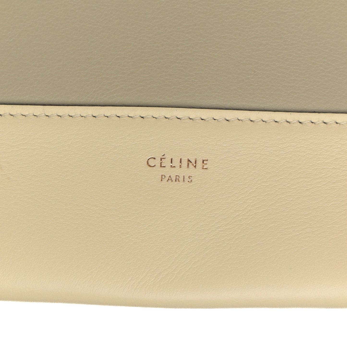 Shiny Smooth Calfskin Medium Frame Shoulder Bag Chalk Mastic