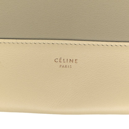 Celine Shiny Smooth Calfskin Medium Frame Shoulder Bag Chalk Mastic 6 of 14