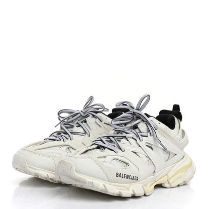Balenciaga Mesh Nylon Womens Track Sneakers 39 White 3 of 10