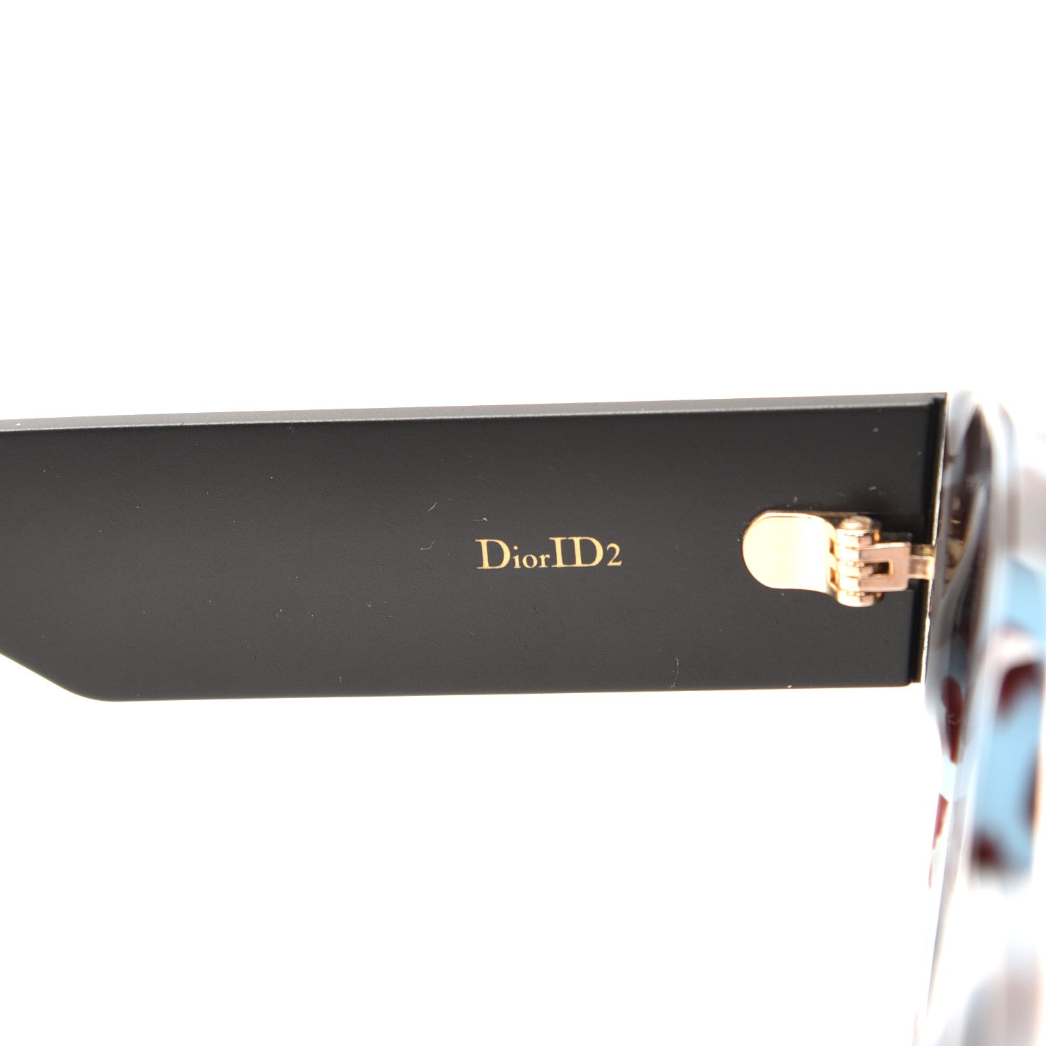 Christian Dior Acetate DiorID2 Sunglasses Blue Tortoise 5 of 7