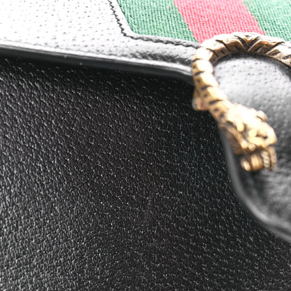 Gucci Calfskin Web Mini Dionysus Chain Wallet Black 12 of 12