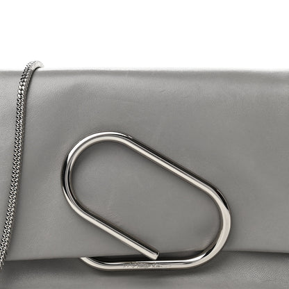3.1 Phillip Lim Calfskin Alix Soft Flap Clutch Grey 7 of 9