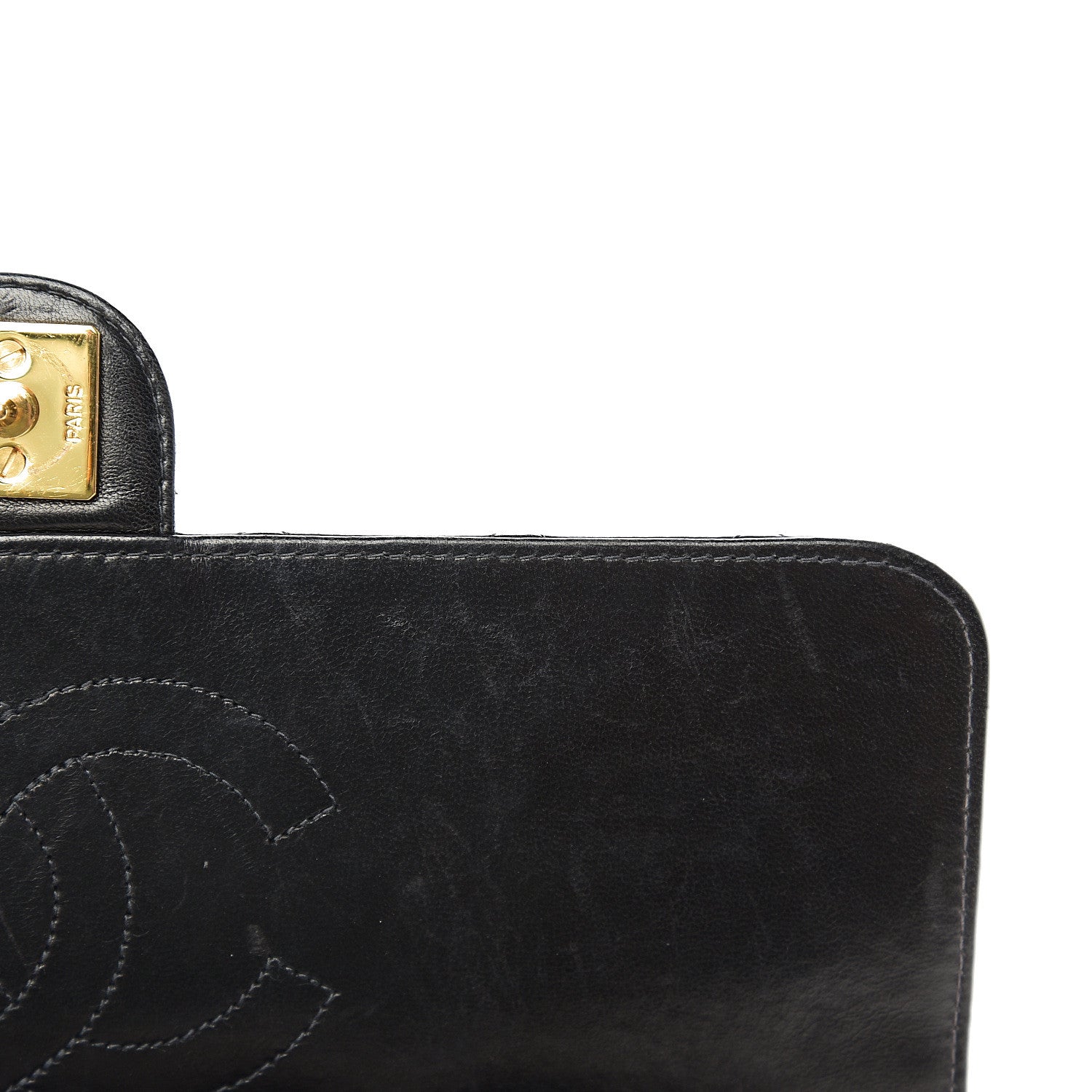 Chanel Lambskin Quilted Medium Single Flap Black 9 of 13