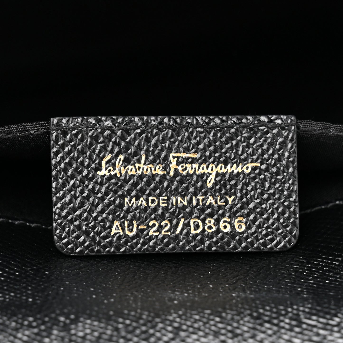 Hammered Calfskin Seila Top Handle Crossbody Bag Black