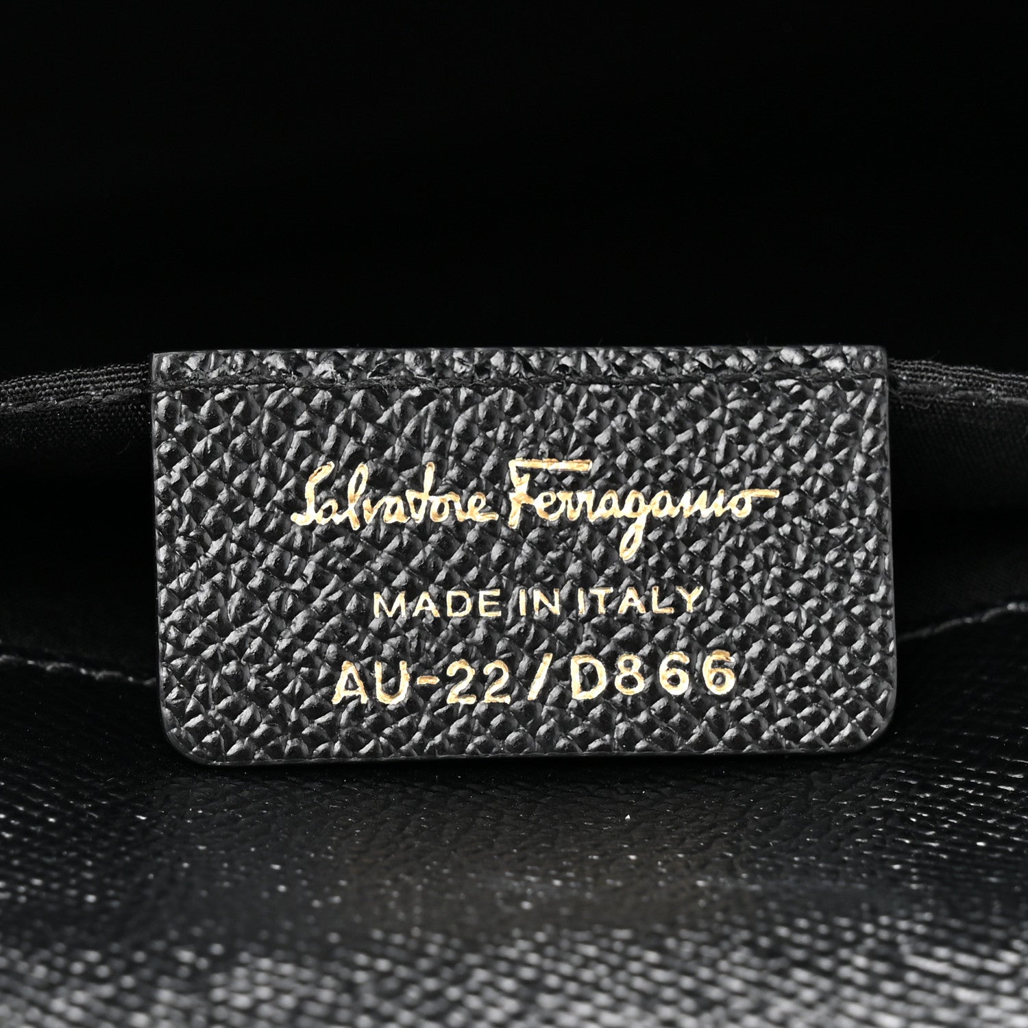 Salvatore Ferragamo Hammered Calfskin Seila Top Handle Crossbody Bag Black 6 of 9
