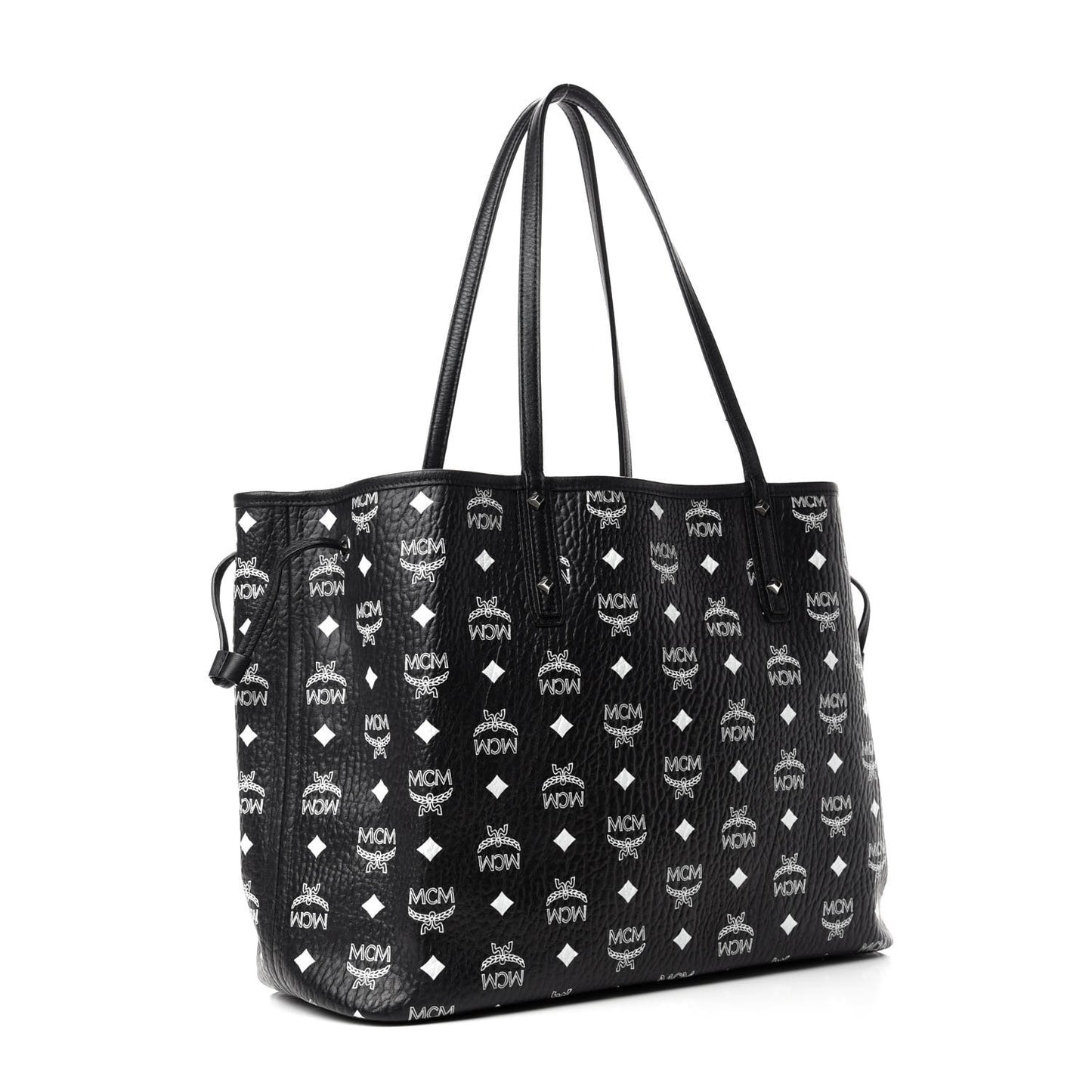 Visetos Medium Project Reversible Shopper Tote Black