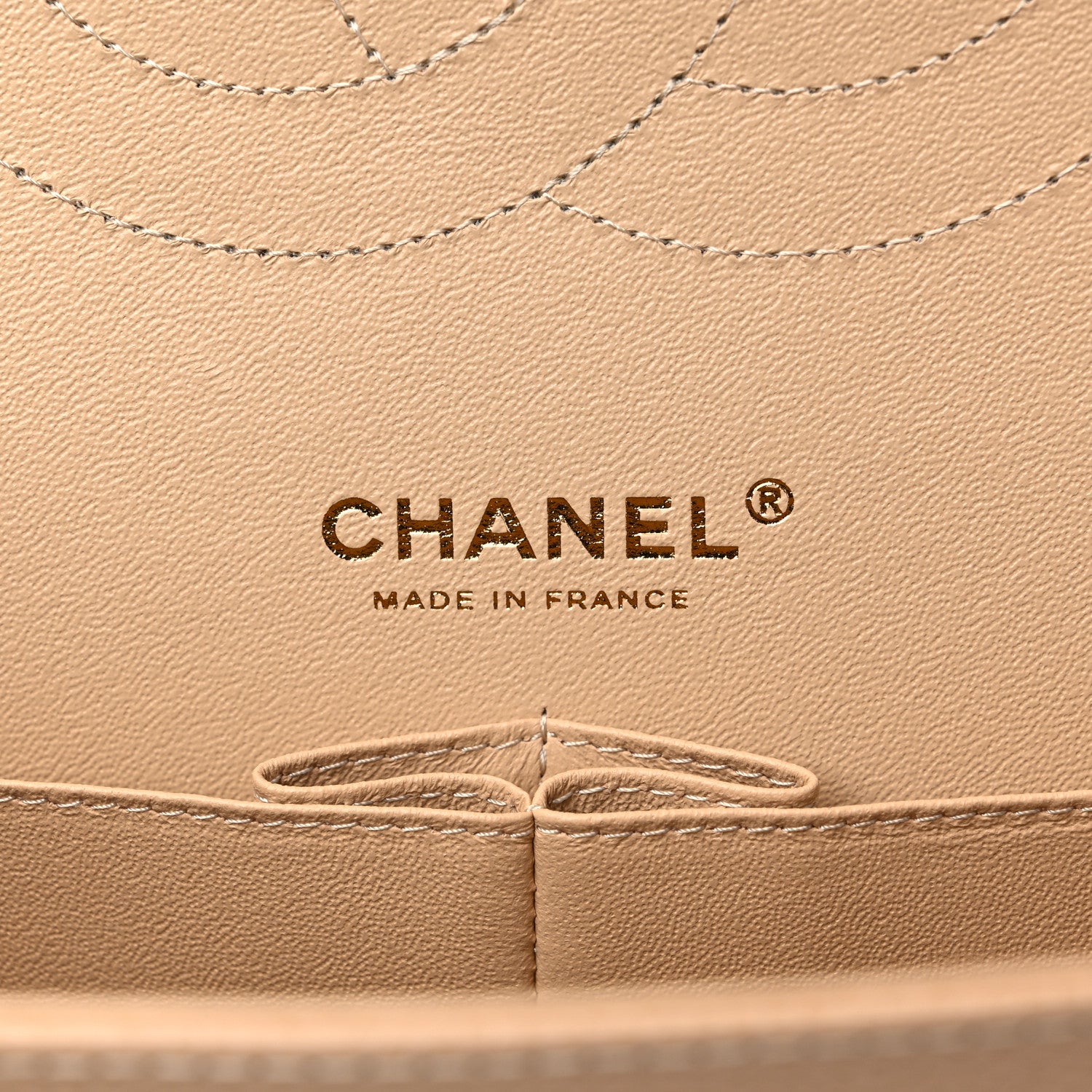 Chanel Caviar Quilted Jumbo Double Flap Beige 6 of 10