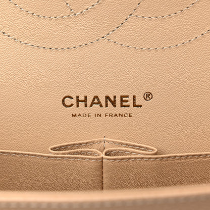 Chanel Caviar Quilted Jumbo Double Flap Beige 6 of 10