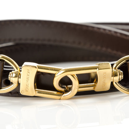 Louis Vuitton Calfskin 16mm Shoulder Strap Brown 3 of 5