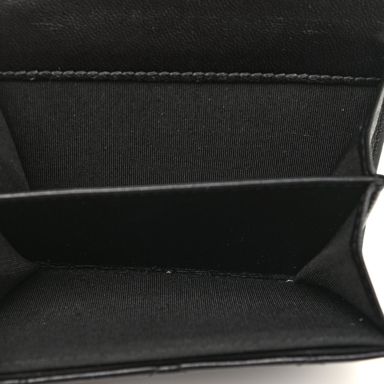 Chanel Lambskin Quilted CC Chic Flap Card Holder Black Gold 4 of 12