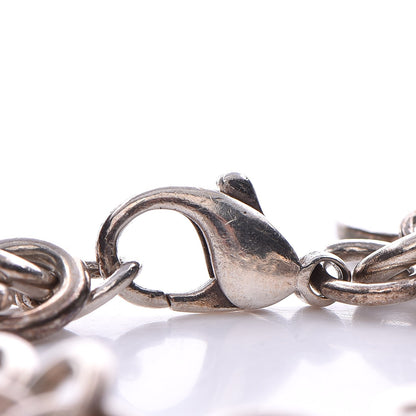 Tiffany Sterling Silver Heart Tag Charm Bracelet 7 of 8