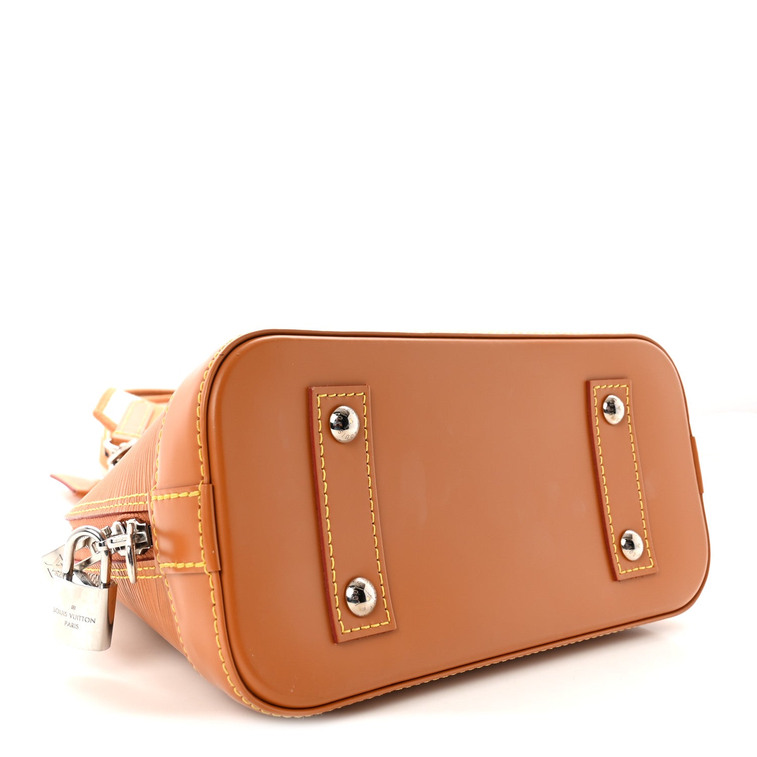 Louis Vuitton Epi Jacquard Alma BB Honey Gold 4 of 9