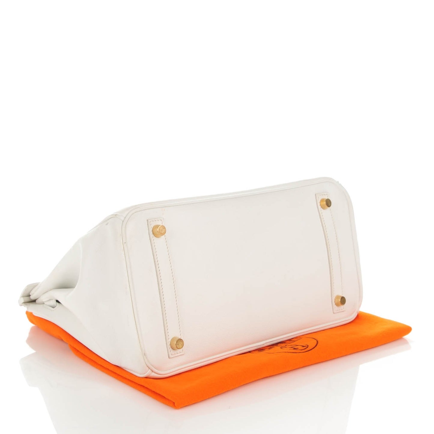 Epsom Birkin 30 White