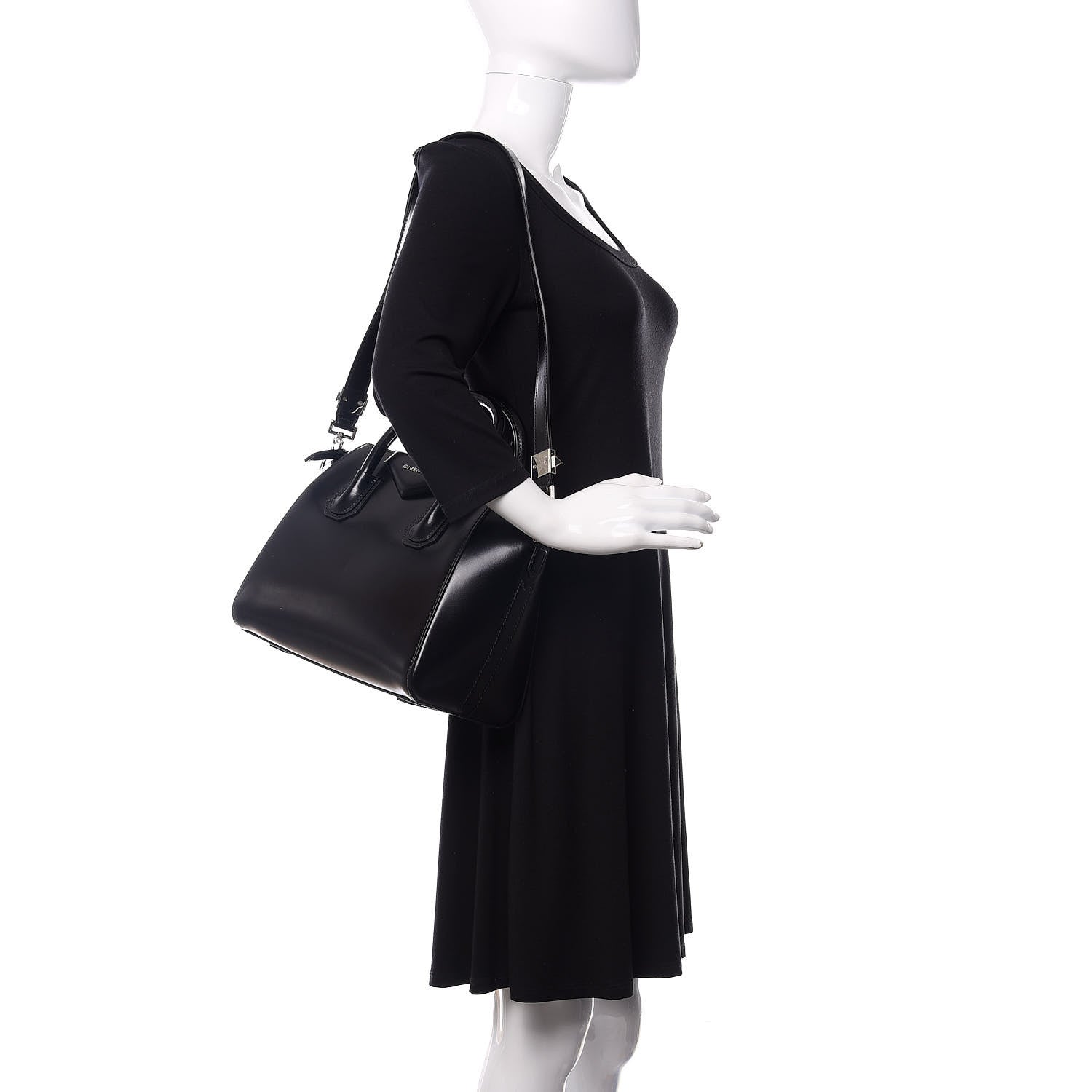 Givenchy Shiny Lord Calfskin Small Antigona Black 2 of 10