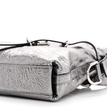 Givenchy Metallic Calfskin Medium Voyou Bag Silver 10 of 10