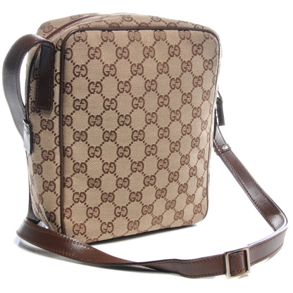 Gucci Monogram GG Flight Small Crossbody Bag Ebony 3 of 7