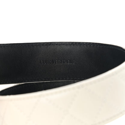 Chanel Caviar Quilted CC Chain Belt 75 30 White 5 of 8