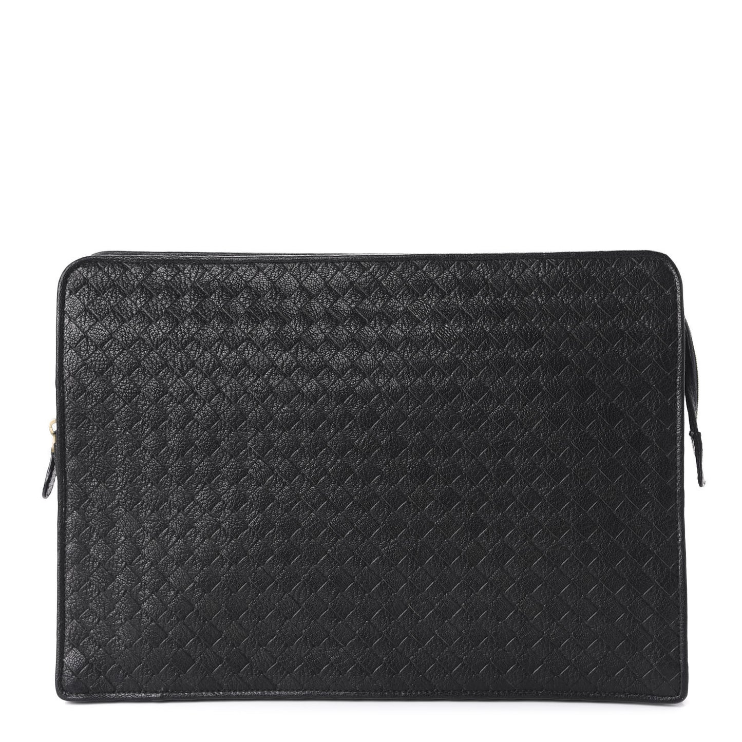 Cervo Intrecciato Document Case Black