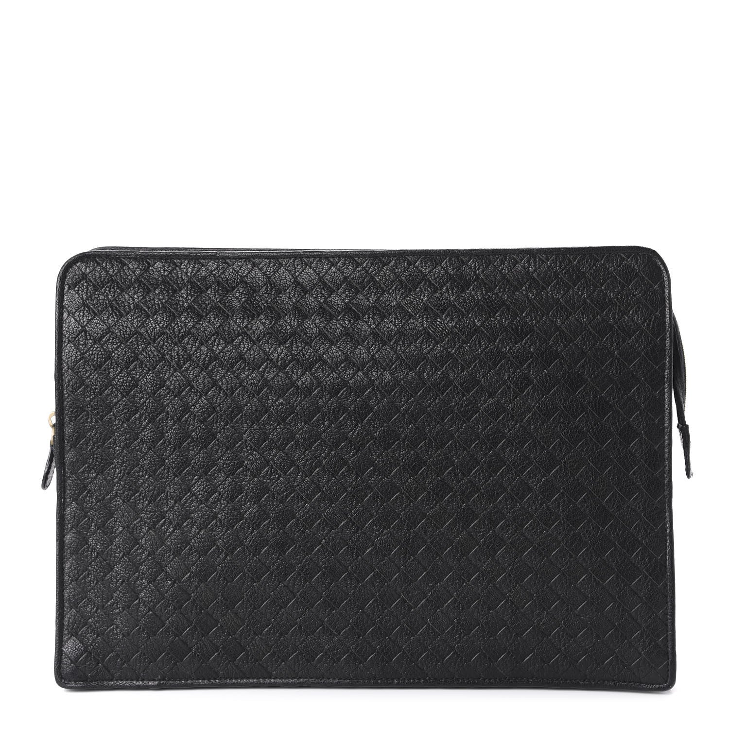 Bottega Veneta Cervo Intrecciato Document Case Black 1 of 10